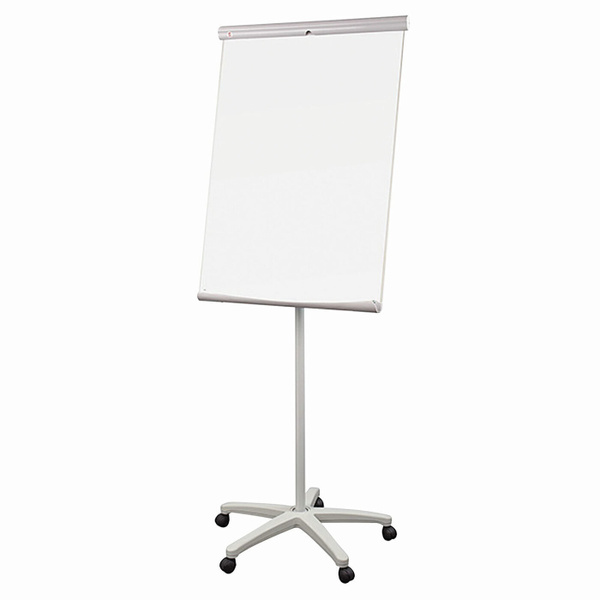 Доска-флипчарт магнитно-маркерная демонстрационная передвижная на ...