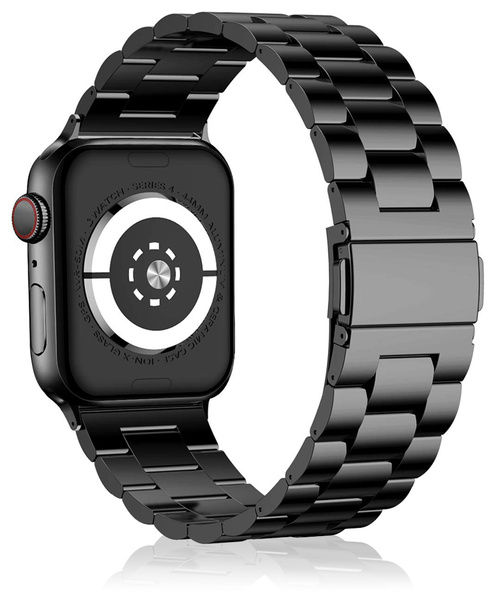 Блочный металлический ремешок для смарт часов Apple Watch 42mm / 44mm ...