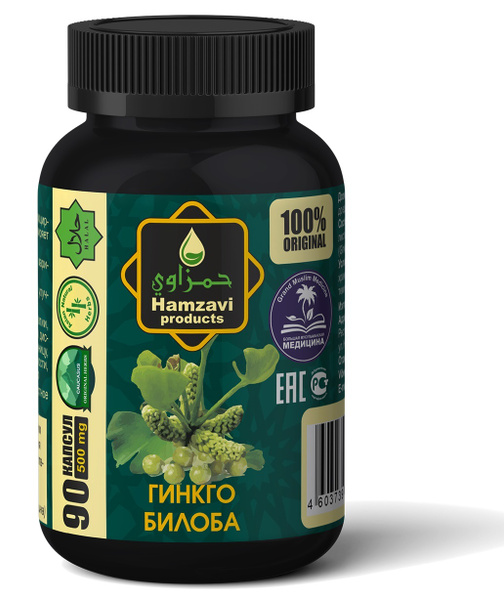 Капсулы ГИНКГО БИЛОБА (капсулы 500 мг, в баночке 90 шт) - купить с ...