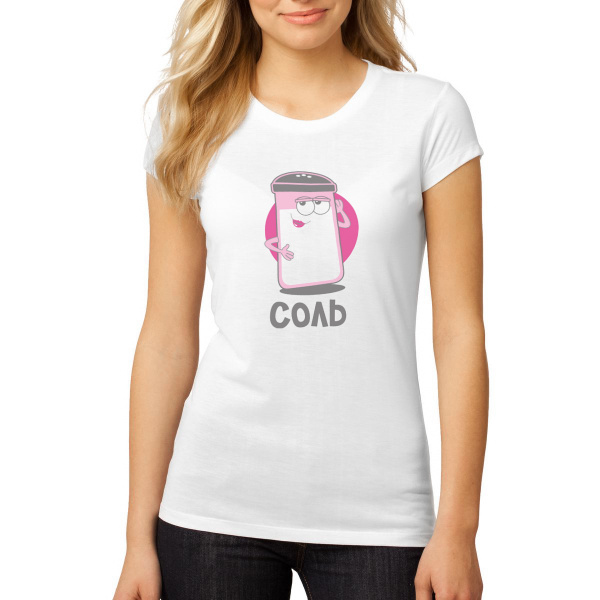 Футболка CoolPodarok, размер 44, цвет белый, 50% хлопок - купить по ...