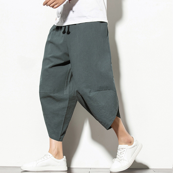 Baggy Loose Cotton Harem Pants мужские