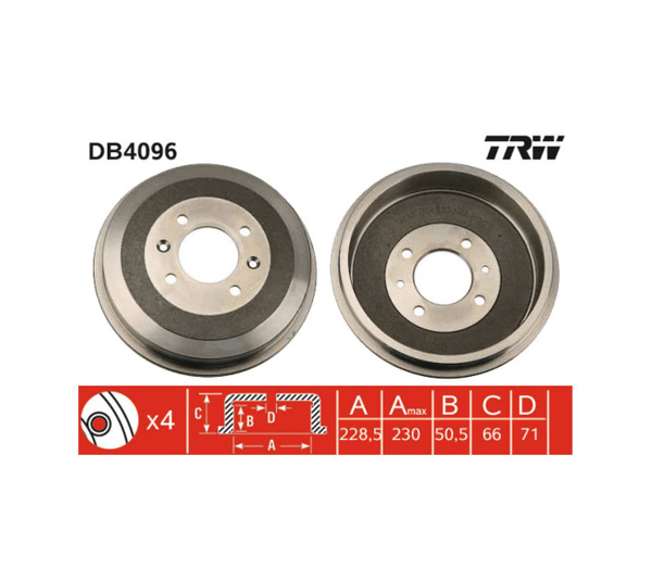 Барабан тормозной - купить по низкой цене в интернет-магазине OZON ...