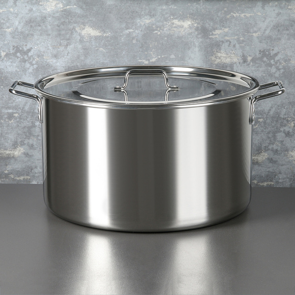 Кастрюля china, Нержавеющая сталь, 40 л - купить по выгодной цене в ...