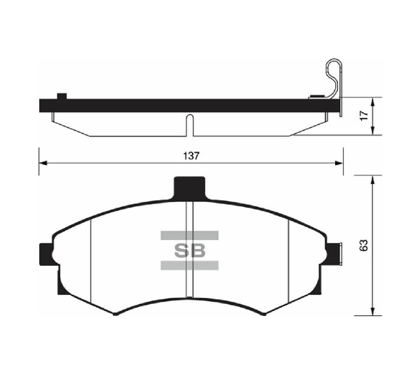 Колодки тормозные Sangsin Brake SP1152 Передние - купить по низким ...