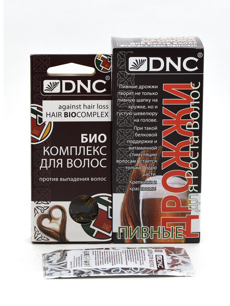 DNC Набор для волос: Пивные дрожжи для роста, Биоактивный комплекс ...