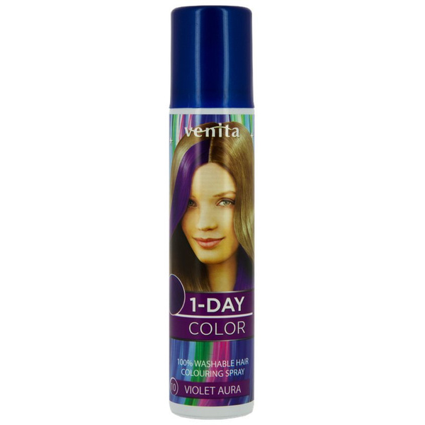 VENITA Спрей для волос оттеночный 1-DAY COLOR тон Violet Aura ...