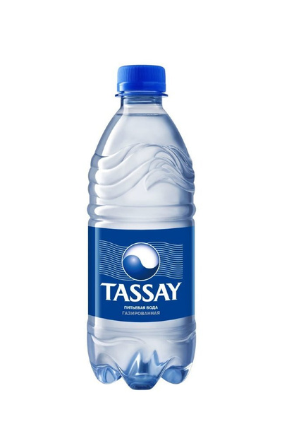 TASSAY природная питьевая вода, газированная, ПЭТ 0.5 л (12 штук ...