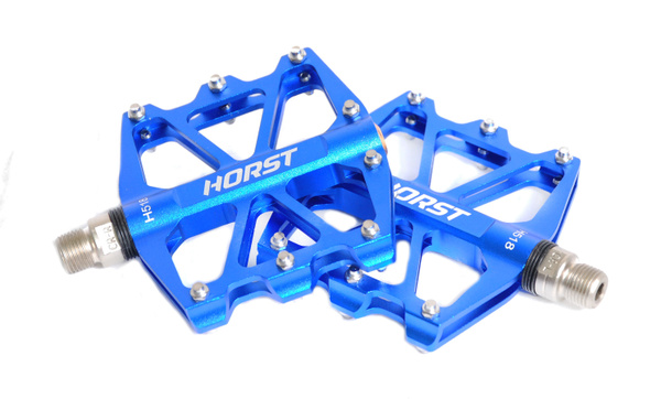 Педали для велосипеда алюминиевые H518 широкие, ось Cr-Mo с 4-мя ...