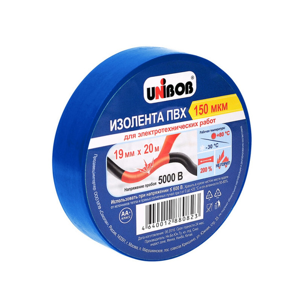 Изолента Unibob - купить по низкой цене в интернет-магазине OZON ...