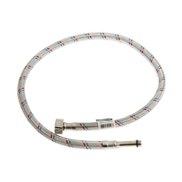 Подводка для смесителя "СТМ", 1/2"xМ10, 80 см, нерж.сталь, длинный ...