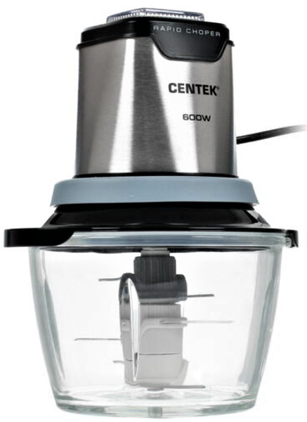 Измельчитель Centek кухонный электрический/Чоппер CT-1392 черный/600Вт ...