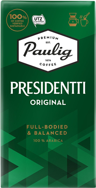 Кофе молотый Paulig Presidentti Original, 250 г - купить с доставкой по ...