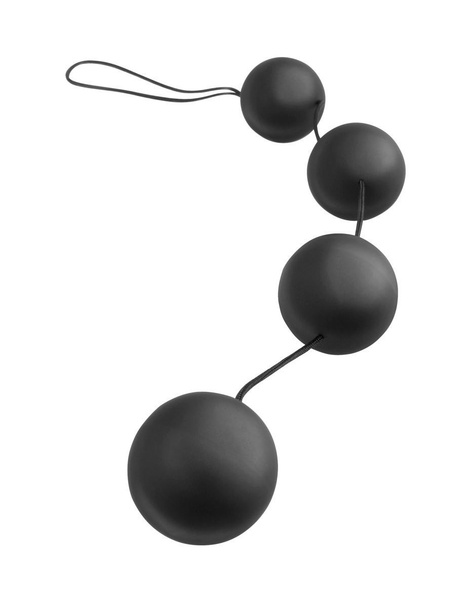 Анальная цепочка из 4 шариков из силикона Deluxe Vibro Balls - купить с ...