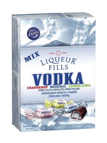 Fazer / Конфеты шоколадные с водкой Vodka 150г - купить с доставкой по ...