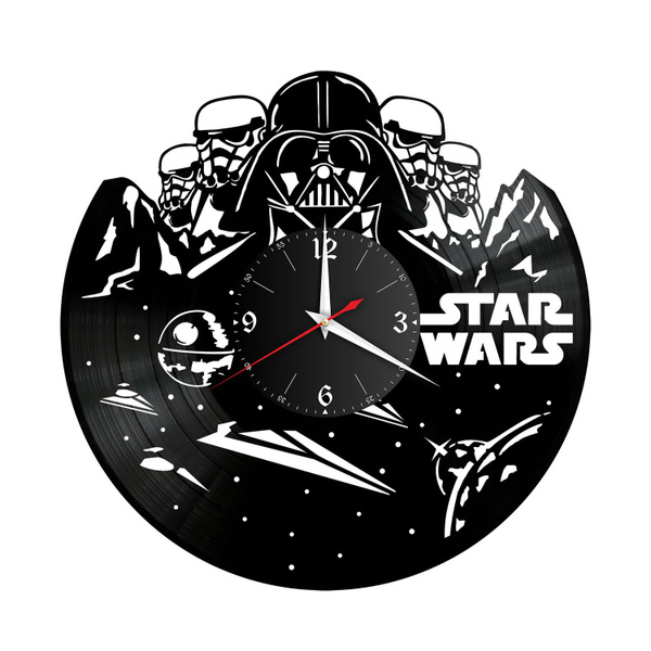 Часы настенные "Звездные Войны (Star Wars)" из винила, №2 - купить по ...