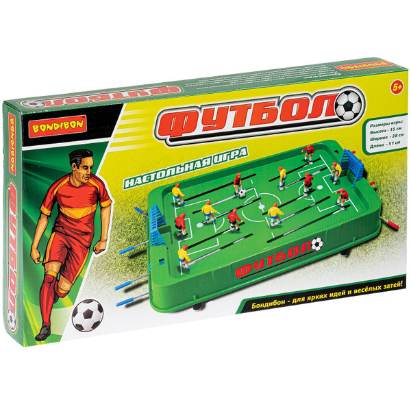 Настольный футбол для детей Bondibon развлекательная развивающая ...