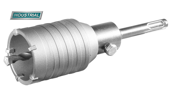 Коронка по бетону буровая с центрирующим сверлом SDS+, 50мм, 5 зубцов ...