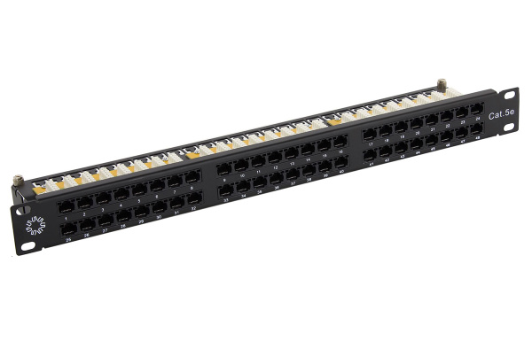 5bites Патч-панель Патч-панель 5bites PPU55-06 UTP, 19", 5e кат., 48 ...