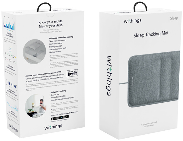 Коврик для анализа качества сна Withings Sleep (Grey) - купить с ...