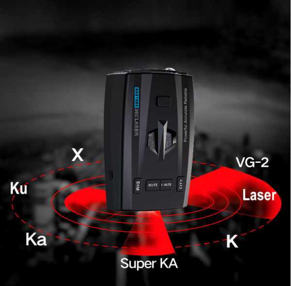 Радар-детектор SKU00328_SKU00328-серый-2 A-GPS, GALILEO купить по ...
