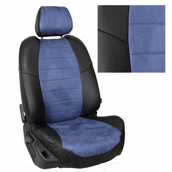 Комплект авточехлов Автопилот Алькантара NISSAN QASHQAI II (J11) С 14Г ...