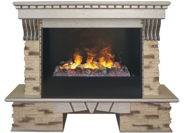 Камин RealFlame Real-Flame Sorento 25,5/26 Black вставка + 3D Cassette ...