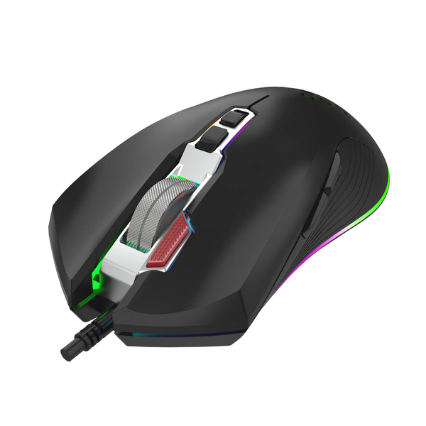 Игровая мышь проводная HIPER A-1 / 5000 dpi / 8 кнопок / 1000 Гц / 1,7 ...
