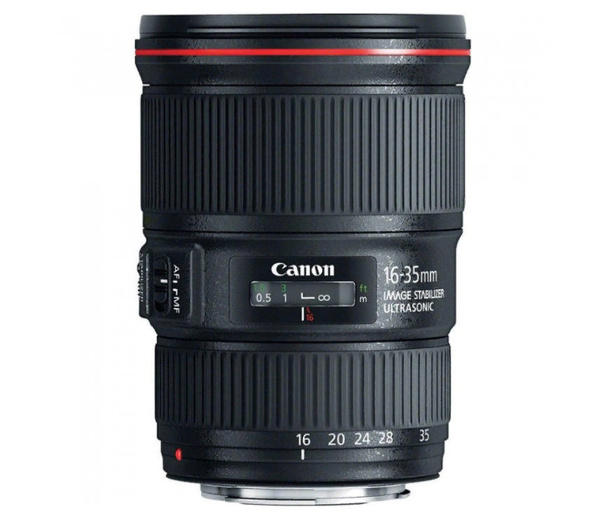 Объектив Canon Canon EF 16-35mm f/4L IS USM, черный - купить по выгодной цене в