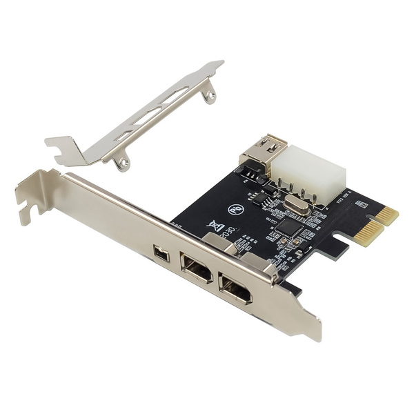 Pci-E 1X 1394 3-портовая карта Firewire DV HD карта видеозахвата с ...