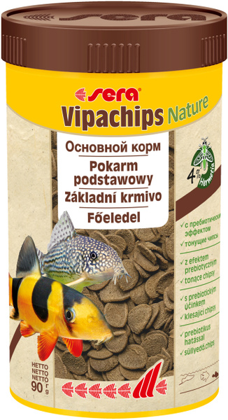 Корм для сомов и донных рыб Sera Vipachips в виде чипсов, 90 гр купить ...