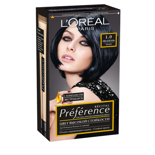 L'Oreal Paris Краска для волос Preference, 1.0 Неаполь, Лореаль ...