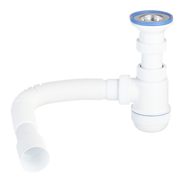 Сифон для раковины VIRPLAST by WIRQUIN 30986780 1 1/2"х40 с чашкой D63 ...