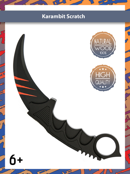 Деревянный нож Керамбит PalisWood Скретч / Karambit Scratch ...