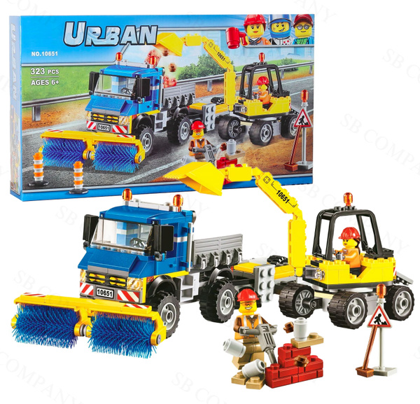 Конструктор Urban Уборочная Техника 10651 / 323 детали / конструктор ...