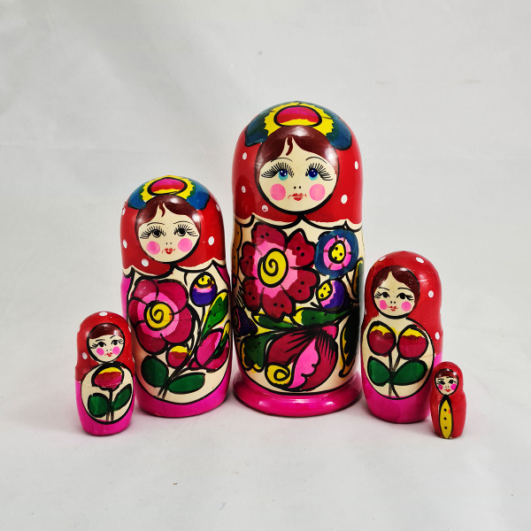 Матрешка деревянная "Майдан" 5 мест, 15 см - купить по выгодной цене в ...