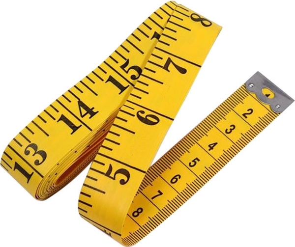 Метр швейный 150 см (см/дюймы), цвет Жёлтый - купить с доставкой по ...