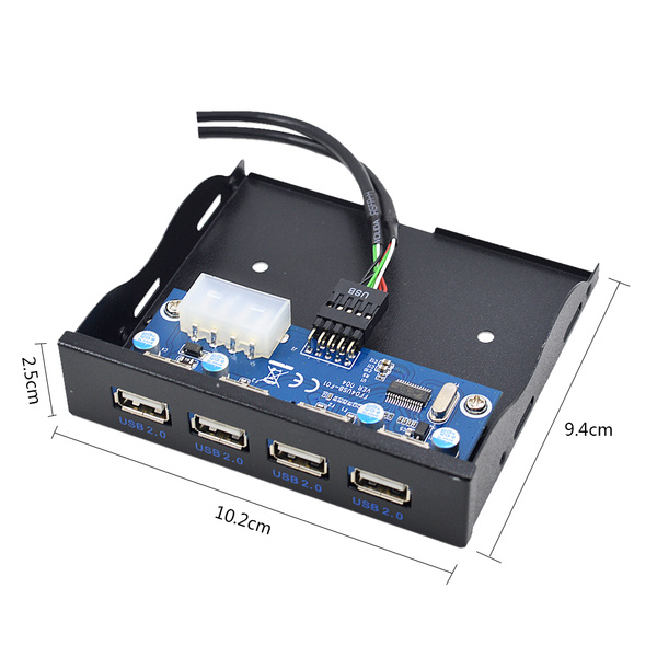 USB передняя панель для 3.5" флоппи-дисковод,4*USB-A купить на OZON по ...