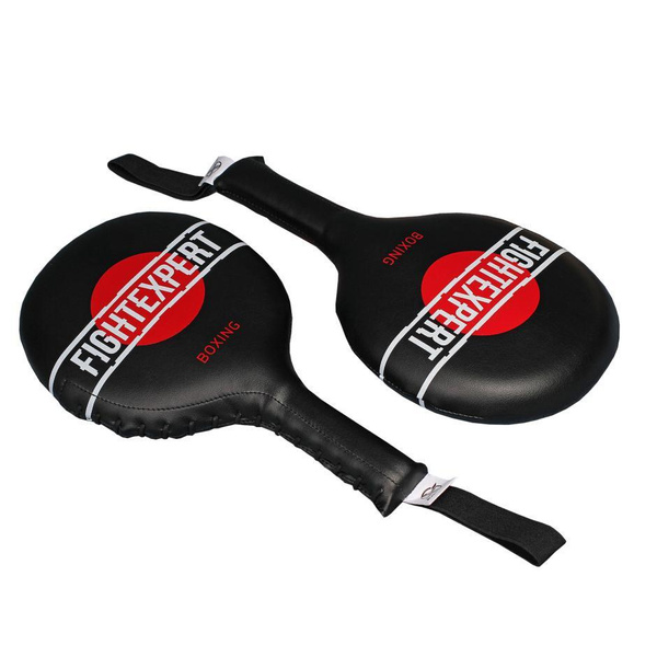 Лапы-ракетки боксерские, тренерские Fight Expert Boxing MF - Black ...