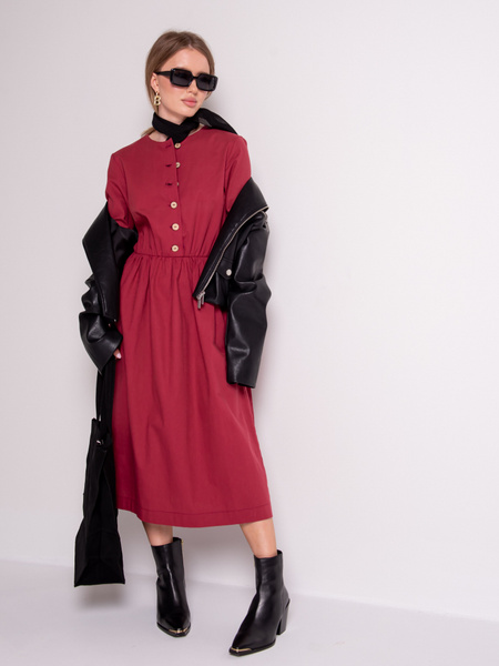 Повседневное женское платье с поясом Ashley Rose PL-1059-01-11, Женский ...