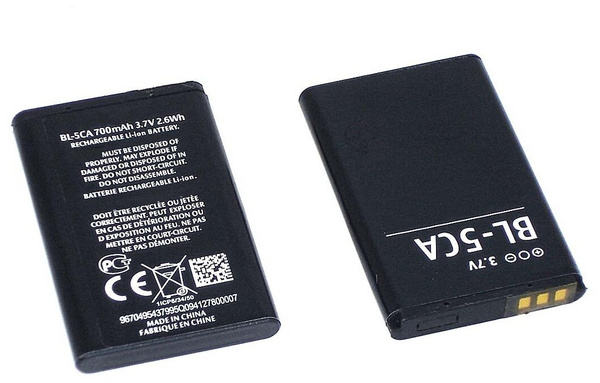 Аккумулятор для сотового телефона Nokia BL-5CA, BL-5C, BL-5CB, BL-5CV ...