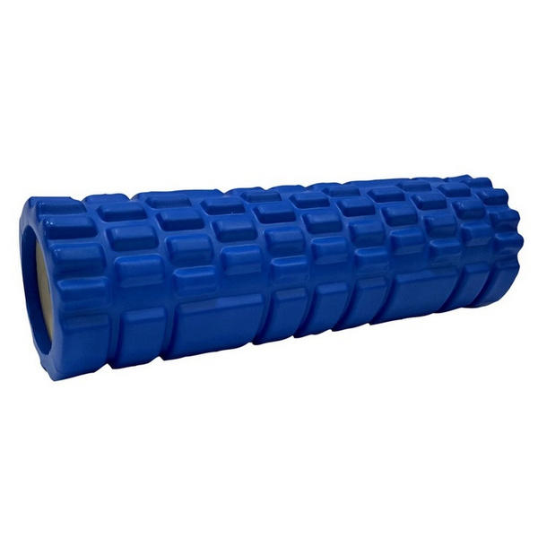 Ролл для фитнеса и МФР, йоги и пилатеса STRONG BODY 30 см х 9 см, синий ...