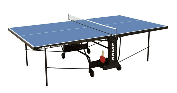 Теннисный стол Donic Indoor Roller 600 Blue, с сеткой, для помещения ...