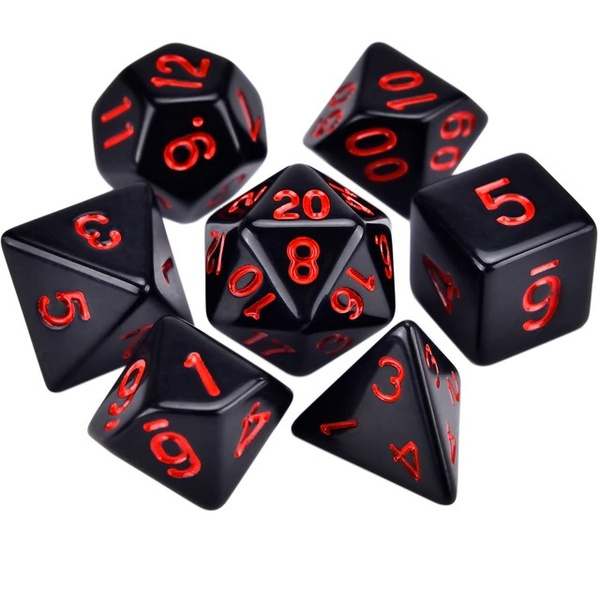 Кости игральные, классический набор дайсов, кубы для Dungeons & Dragons ...