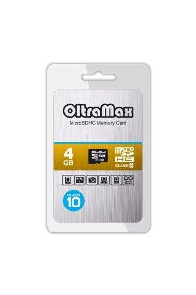OltraMax Карта памяти 4 ГБ - купить с доставкой по выгодным ценам в ...
