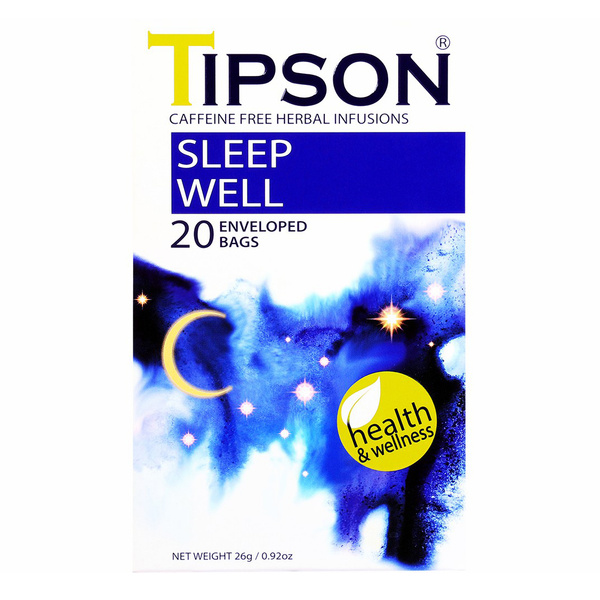 Травяной чай Tipson Sleep Well в пакетиках 1,3 г х 20 шт - купить с ...