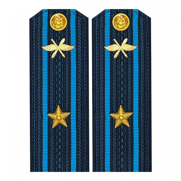 Погоны МО ВВС синие МАЙОР с петлицей, Материал Пластиковые - купить с ...