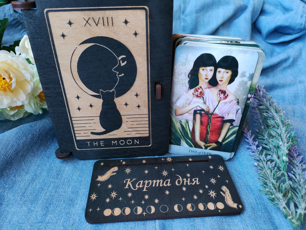 Карты Таро Мистических Моментов с коробкой, 78 карт, Tarot Of The ...