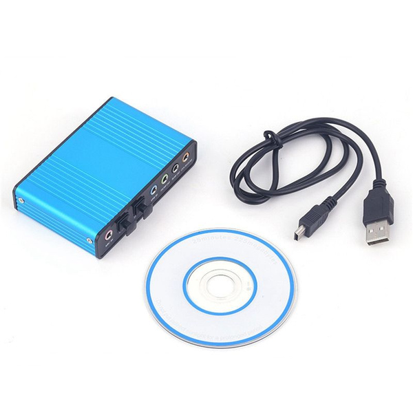 Оптическая звуковая карта USB, 6 каналов, 5.1, внешняя реверберация ...