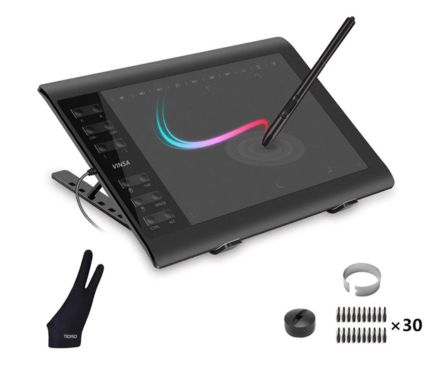 Графический планшет, A5, Mac OS, Android, 8192 уровня, черный купить по ...