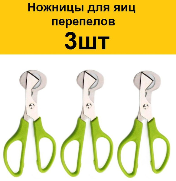 Ножницы для перепелиных яиц 3шт - купить с доставкой по выгодным ценам ...